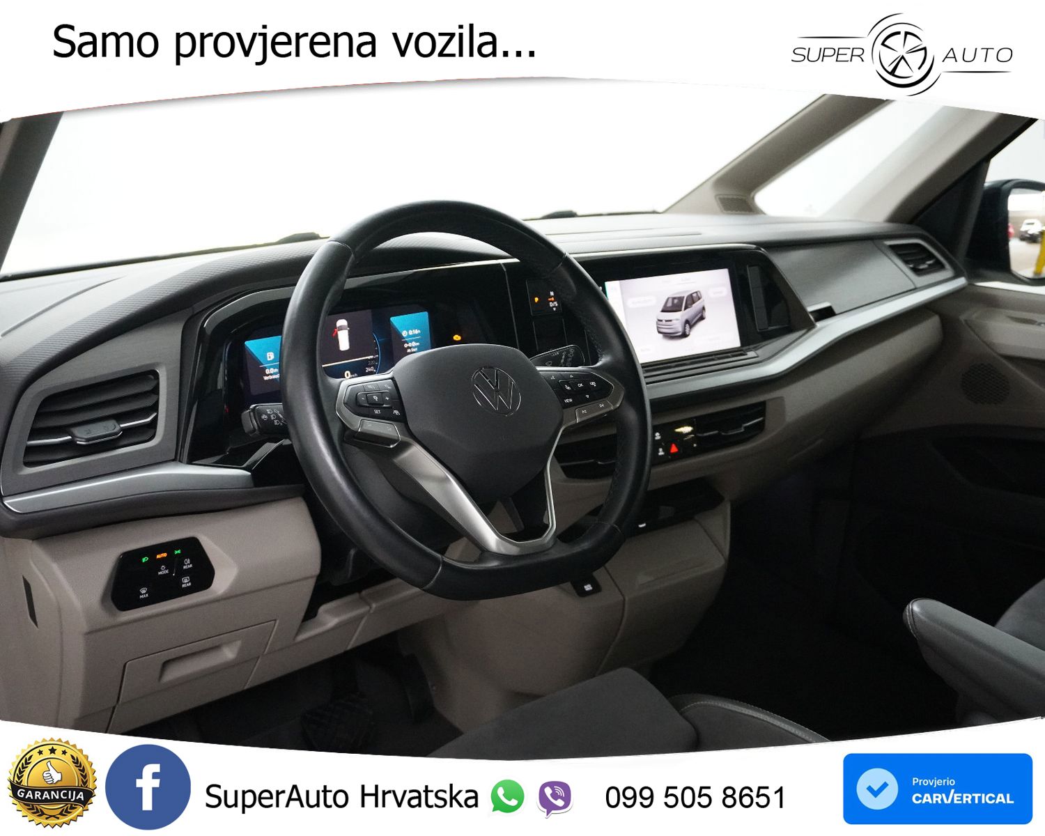 VW Multivan T7 2.0 TDI Life 150 KS, 7-SJED+ACC+LED+KAM+GR SJED+VIRT+ASIST