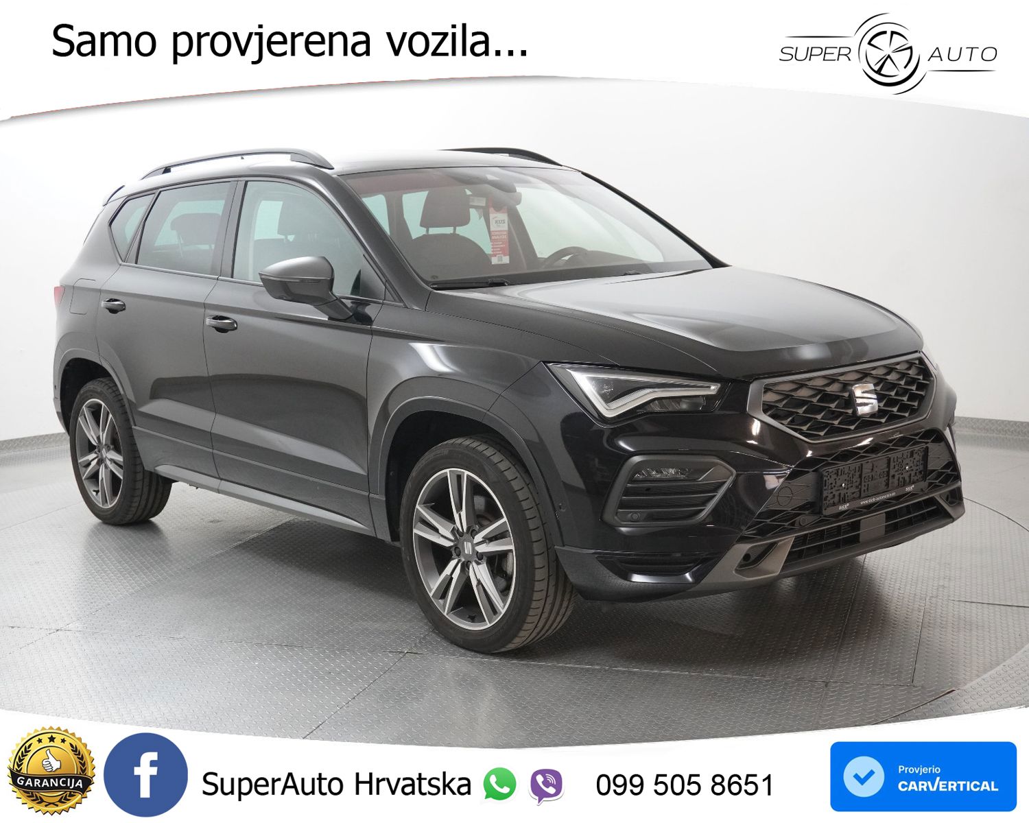 Seat Ateca 2.0 TDI FR Sport 150 KS, ACC+LED+KAM+GR SJED+VIRT+ASIST