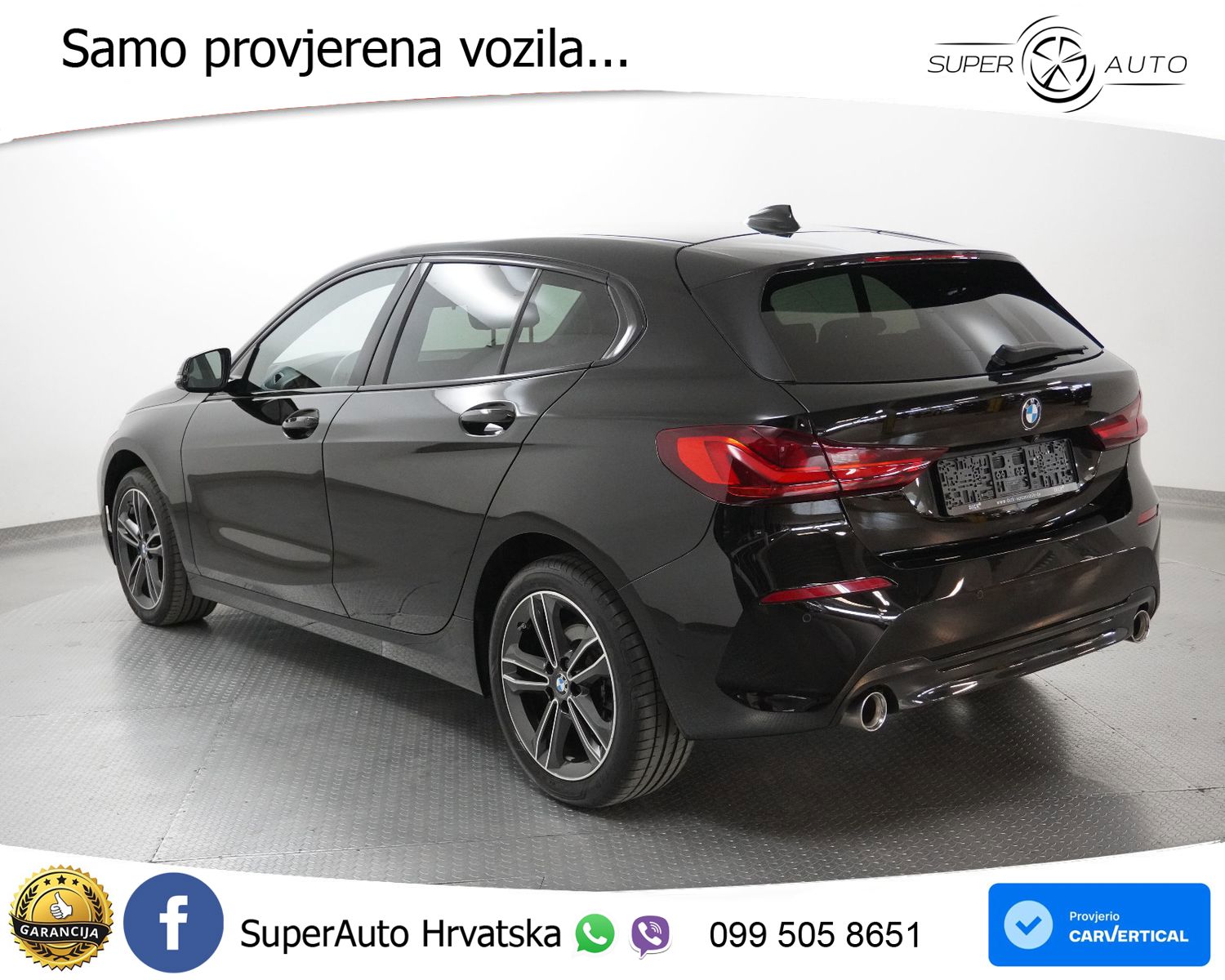 BMW 118d Aut. Sport Line 150 KS, LED+GR SJED+VIRT+ASIST