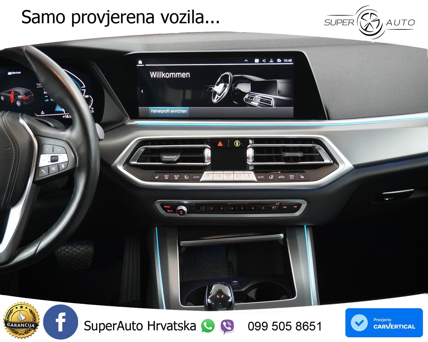 BMW X5 45e xDrive Aut. 394 KS, ZRAČNI+ACC+360+GR SJED+HEAD+VIRT