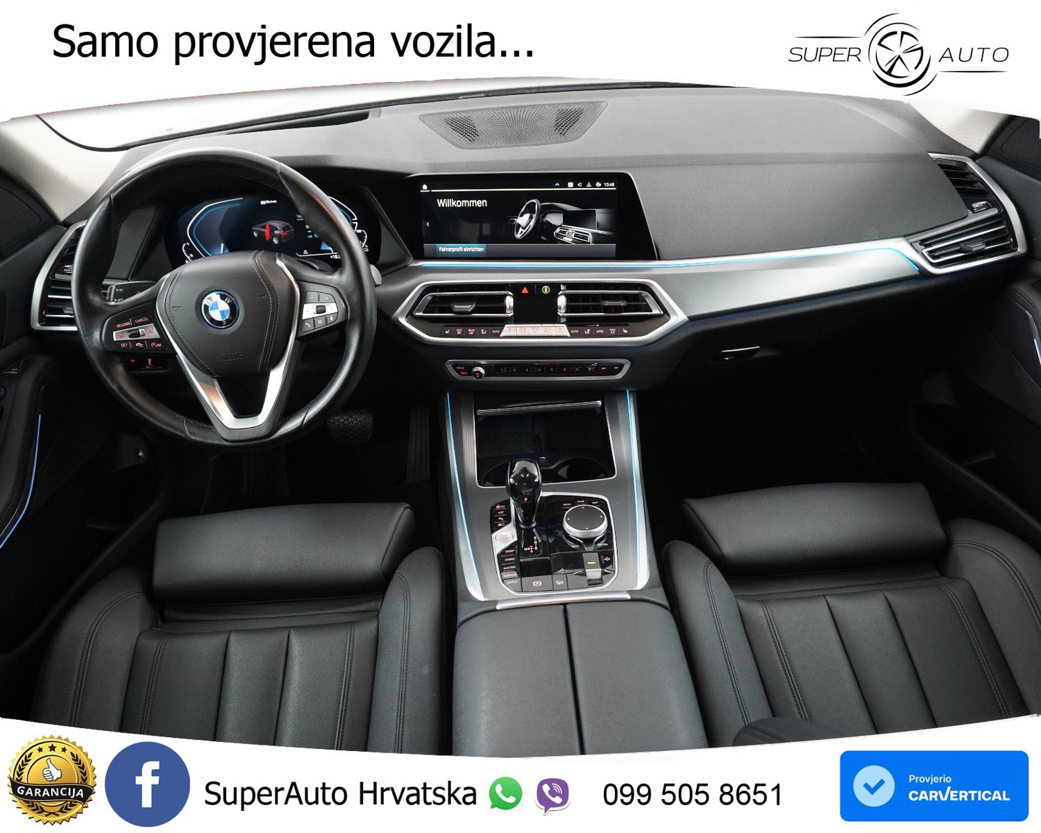 BMW X5 45e xDrive Aut. 394 KS, ZRAČNI+ACC+360+GR SJED+HEAD+VIRT