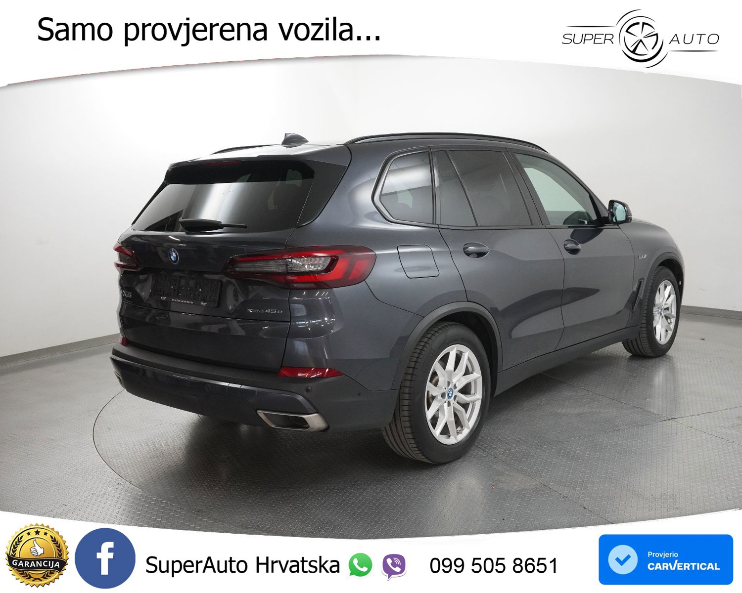 BMW X5 45e xDrive Aut. 394 KS, ZRAČNI+ACC+360+GR SJED+HEAD+VIRT