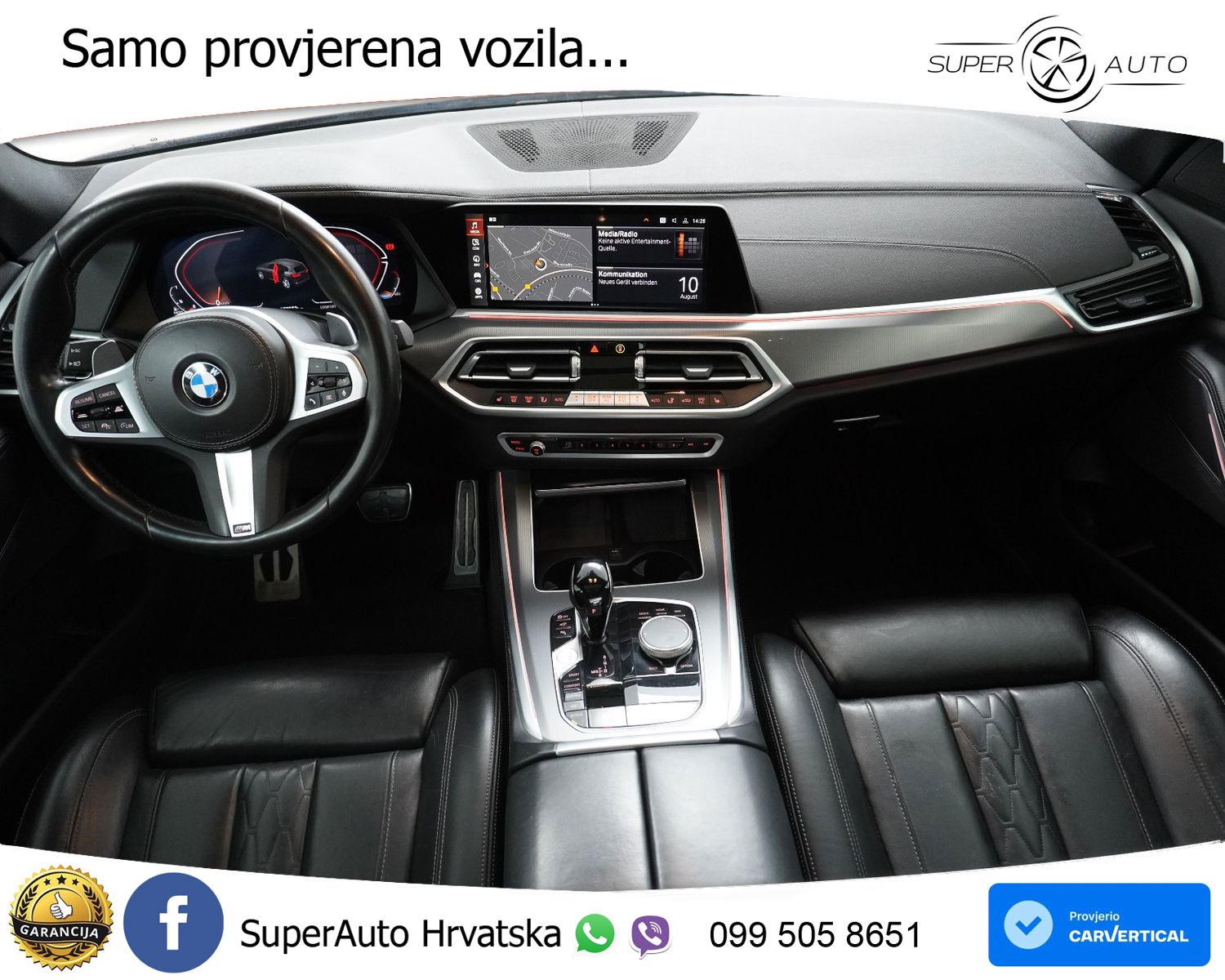 BMW X5 30d xDrive Aut. M Sport 286 KS, ACC+360+GR SJED+PANO+VIRT