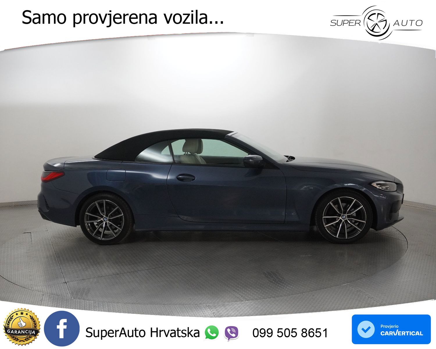 BMW 420d Cabrio Aut. 190 KS, LED+KAM+GR SJED+VIRT+ASIST