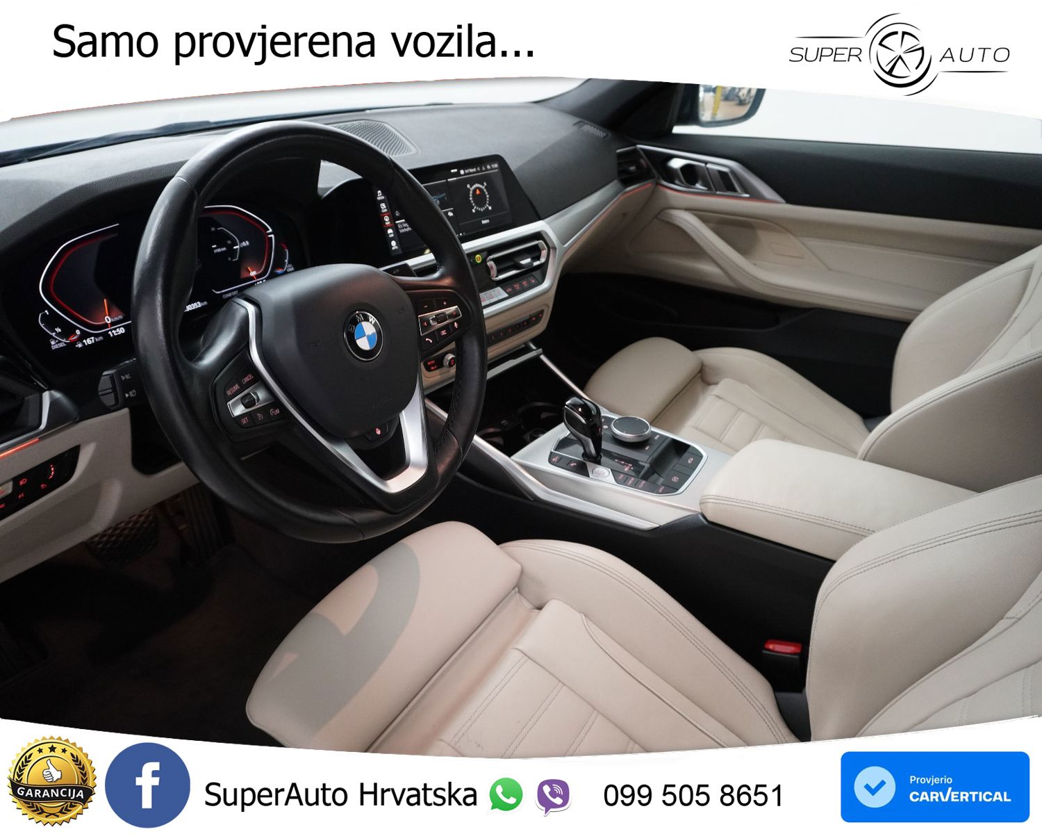 BMW 420d Cabrio Aut. 190 KS, LED+KAM+GR SJED+VIRT+ASIST