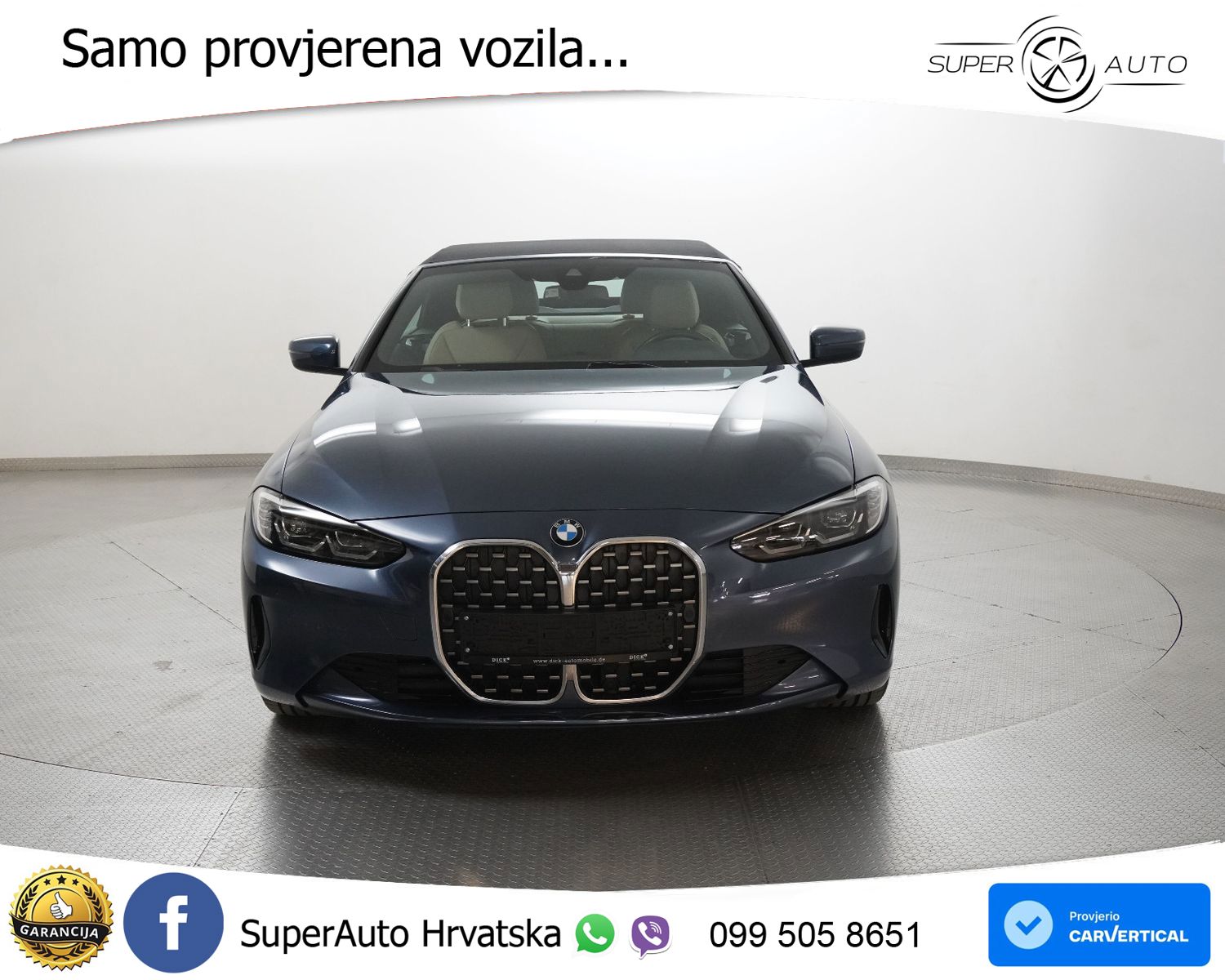BMW 420d Cabrio Aut. 190 KS, LED+KAM+GR SJED+VIRT+ASIST