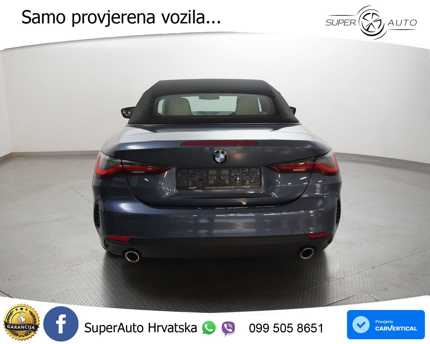 BMW 420d Cabrio Aut. 190 KS, LED+KAM+GR SJED+VIRT+ASIST
