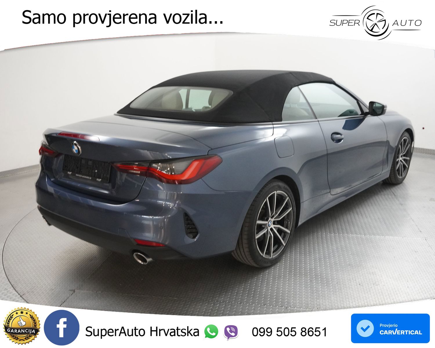 BMW 420d Cabrio Aut. 190 KS, LED+KAM+GR SJED+VIRT+ASIST