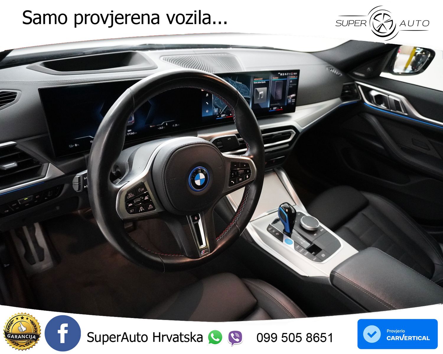 BMW i4 M50 Aut. 544 KS, ACC+LED+KAM+GR SJED+HEAD+VIRT