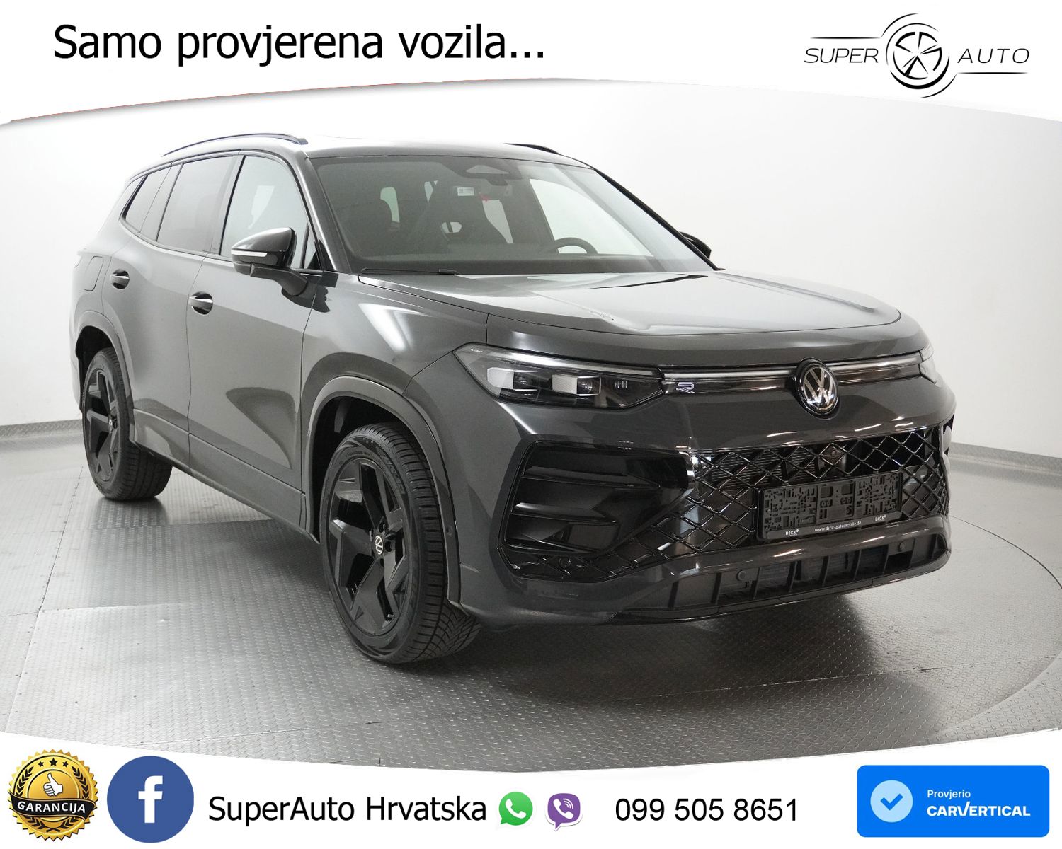 VW Tayron 2.0 TDI 4M Aut. 2xR-Line 193 KS, 7-SJED+ACC+LED+360+GR SJED+PANO+HEAD
