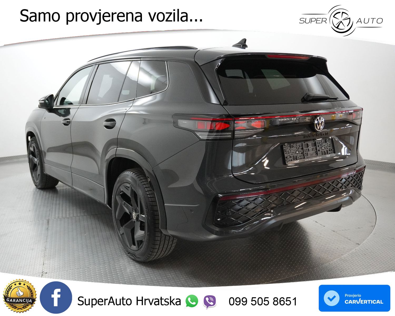 VW Tayron 2.0 TDI 4M Aut. 2xR-Line 193 KS, 7-SJED+ACC+LED+360+GR SJED+PANO+HEAD