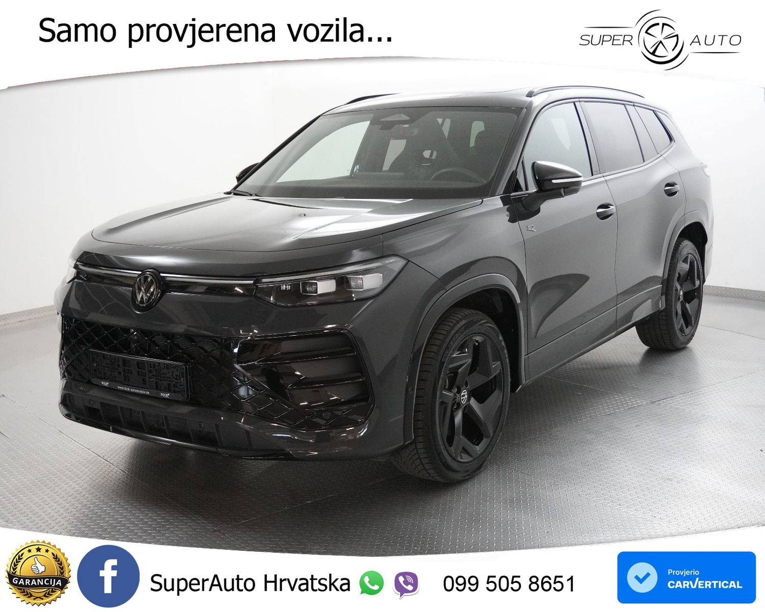 VW Tayron 2.0 TDI 4M Aut. 2xR-Line 193 KS, 7-SJED+ACC+LED+360+GR SJED+PANO+HEAD