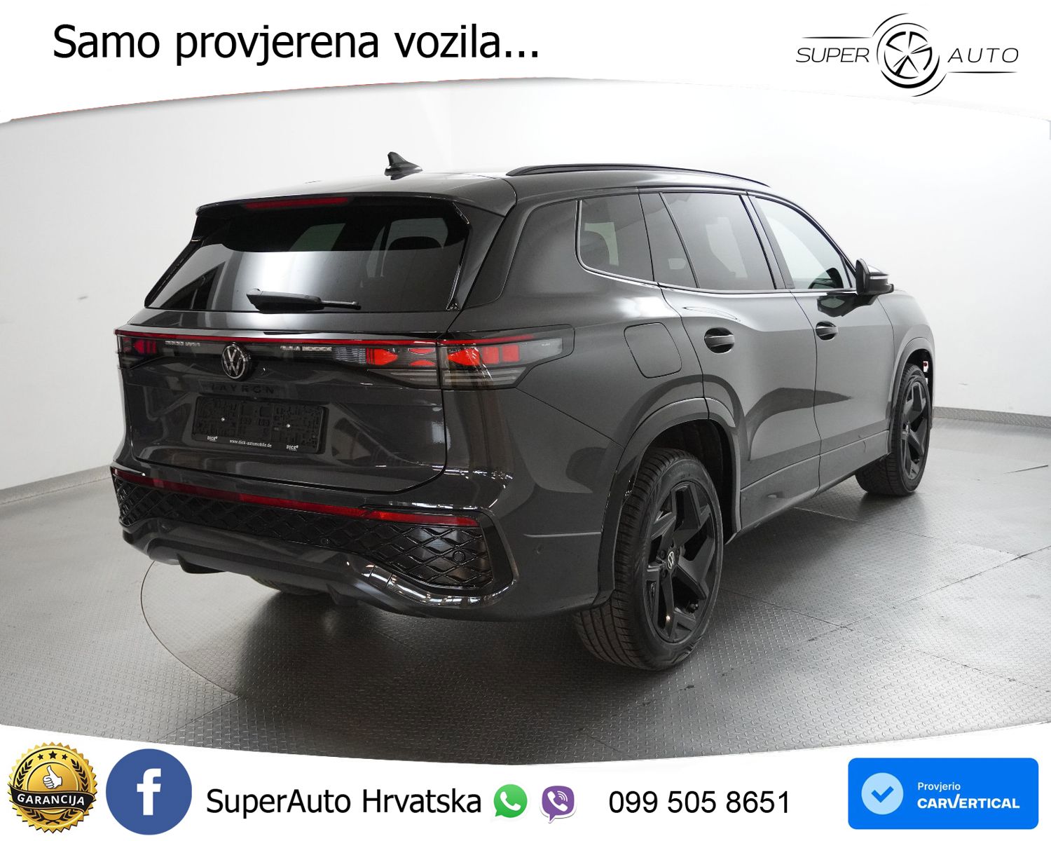 VW Tayron 2.0 TDI 4M Aut. 2xR-Line 193 KS, 7-SJED+ACC+LED+360+GR SJED+PANO+HEAD