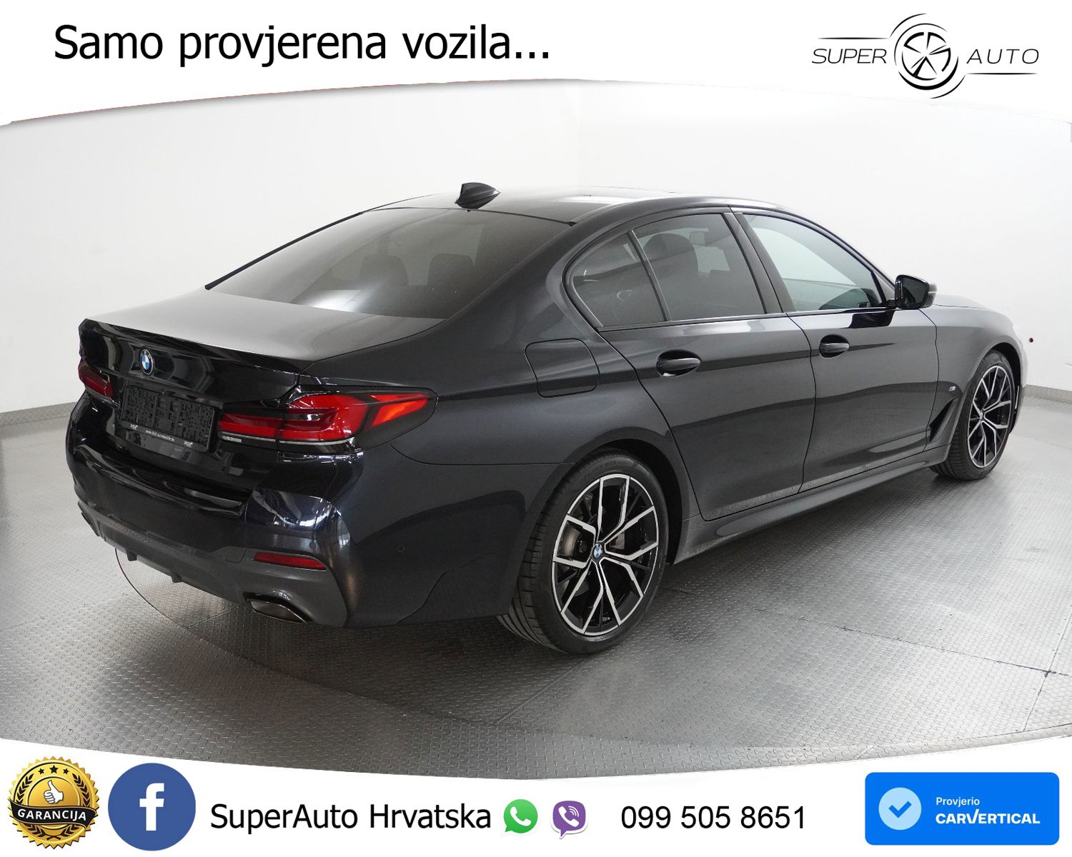 BMW 520i Aut. M Sport 184 KS, LED+KAM+GR SJED+VIRT+ASIST