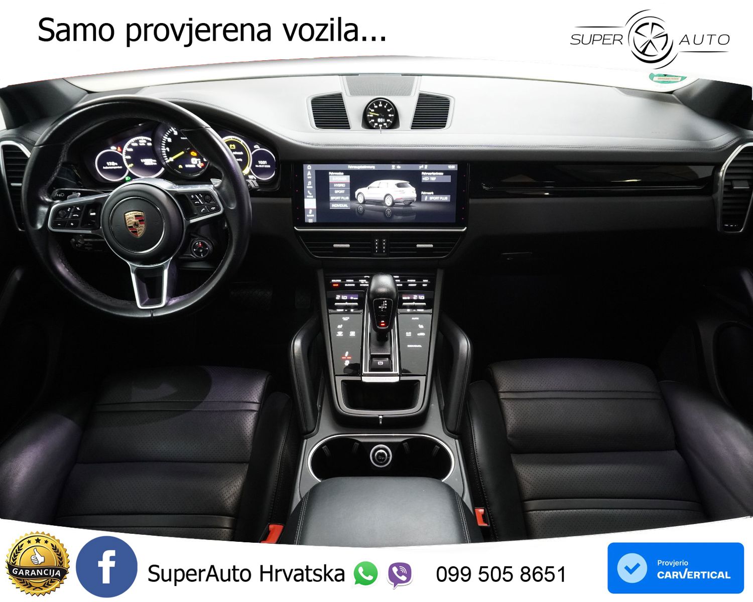 Porsche Cayenne 3.0 E-Hybrid PDK Sport Design 462 KS, ZRAČNI+LED+GR SJED+KAM