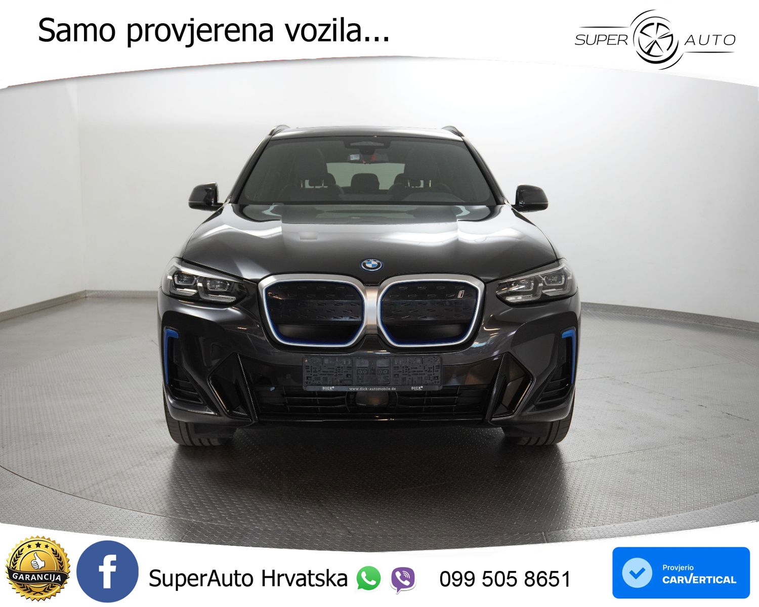 BMW iX3 80 kWh M Sport 286 KS, ACC+LED+KAM+GR SJED+PANO+VIRT