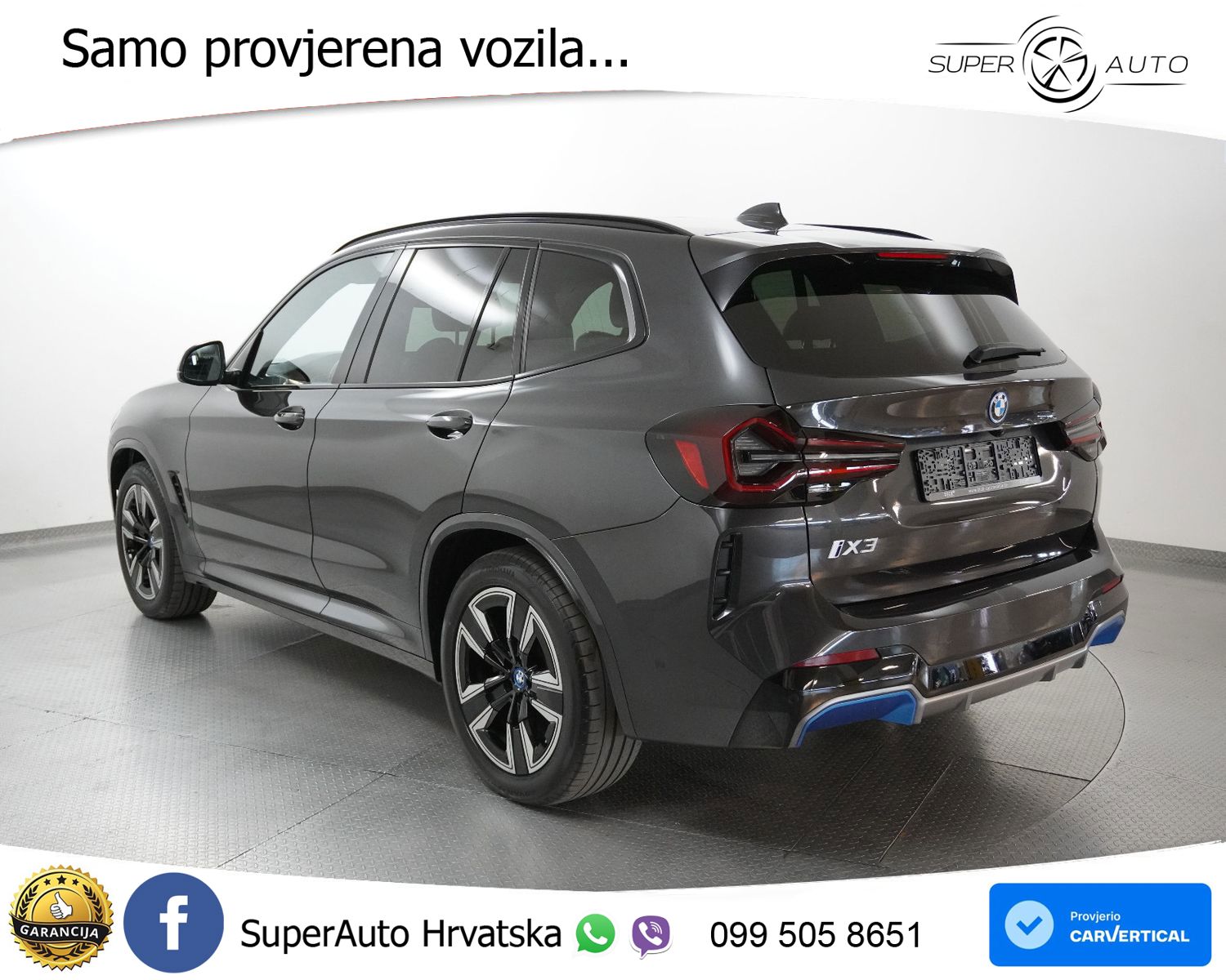 BMW iX3 80 kWh M Sport 286 KS, ACC+LED+KAM+GR SJED+PANO+VIRT
