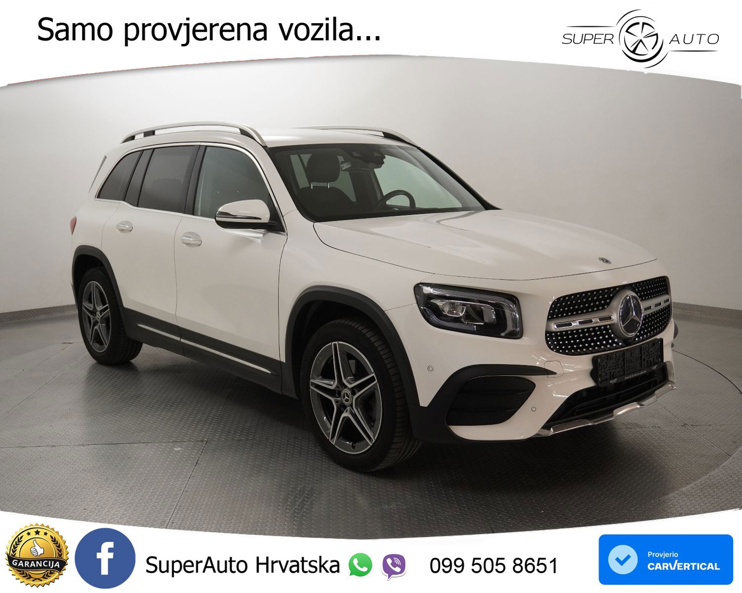 Mercedes GLB 220d Aut. 2xAMG Line 190 KS, LED+KAM+GR SJED+VIRT+ASIST