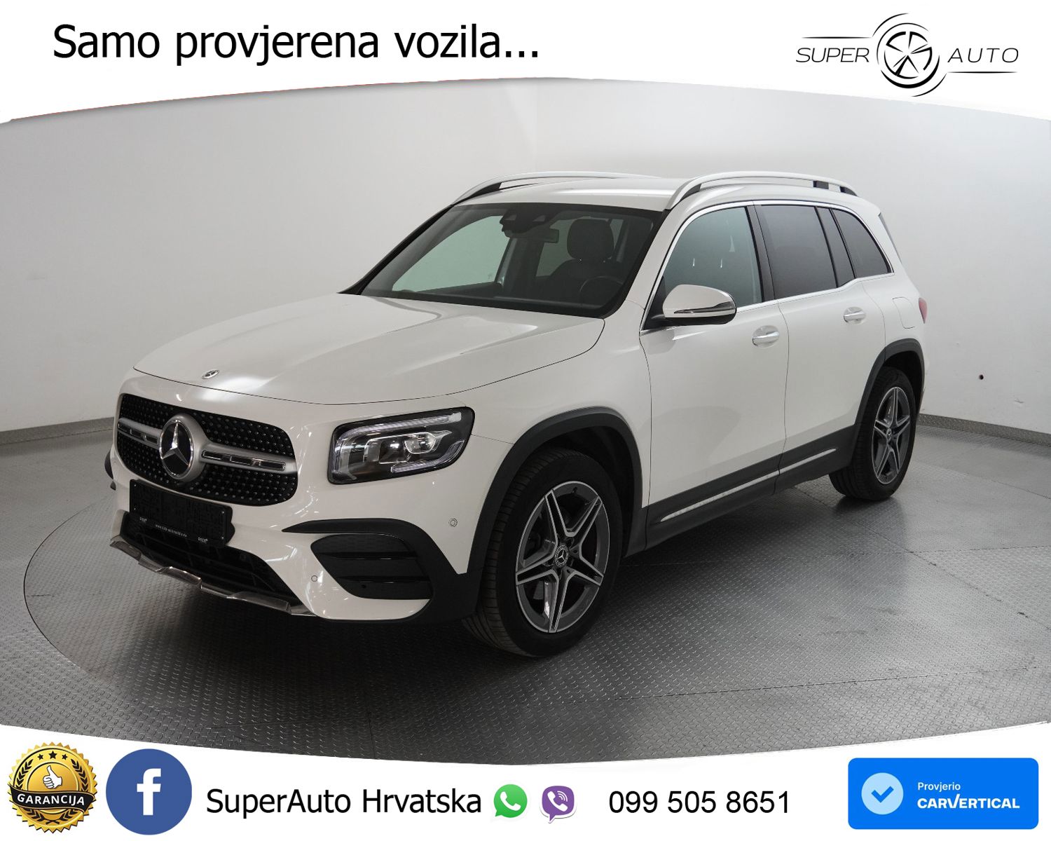 Mercedes GLB 220d Aut. 2xAMG Line 190 KS, LED+KAM+GR SJED+VIRT+ASIST