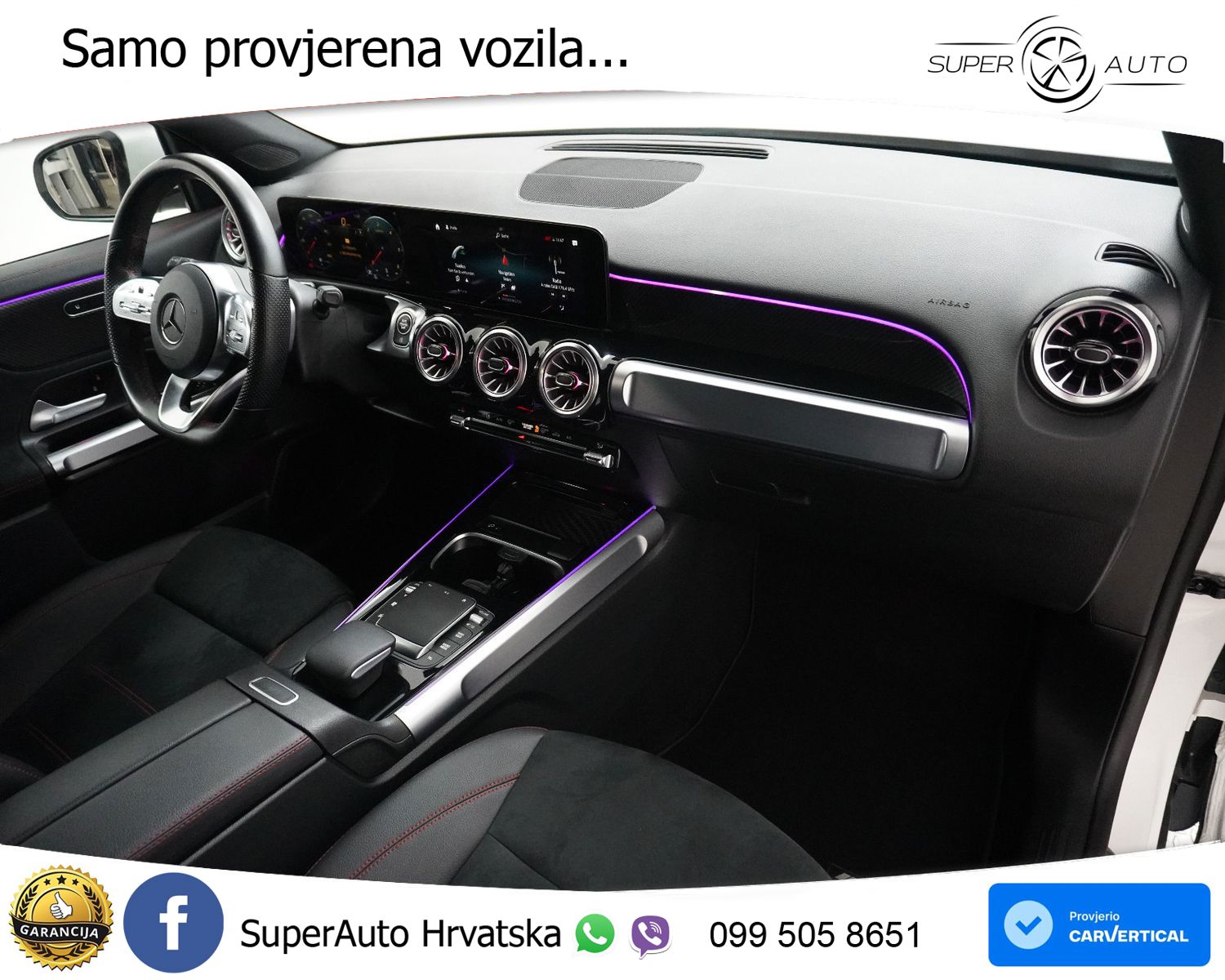 Mercedes GLB 220d Aut. 2xAMG Line 190 KS, LED+KAM+GR SJED+VIRT+ASIST