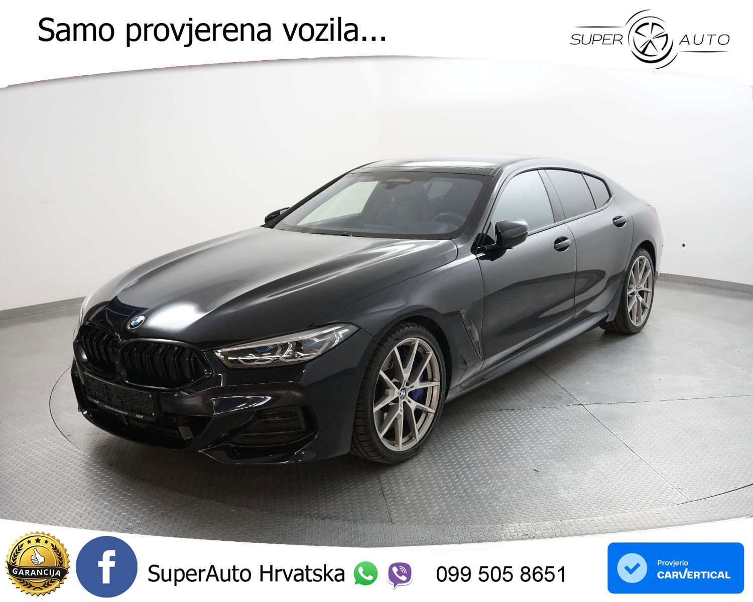 BMW M850i Gran Coupe xDrive Aut. 530 KS, ACC+360+GR SJED+HEAD+PANO