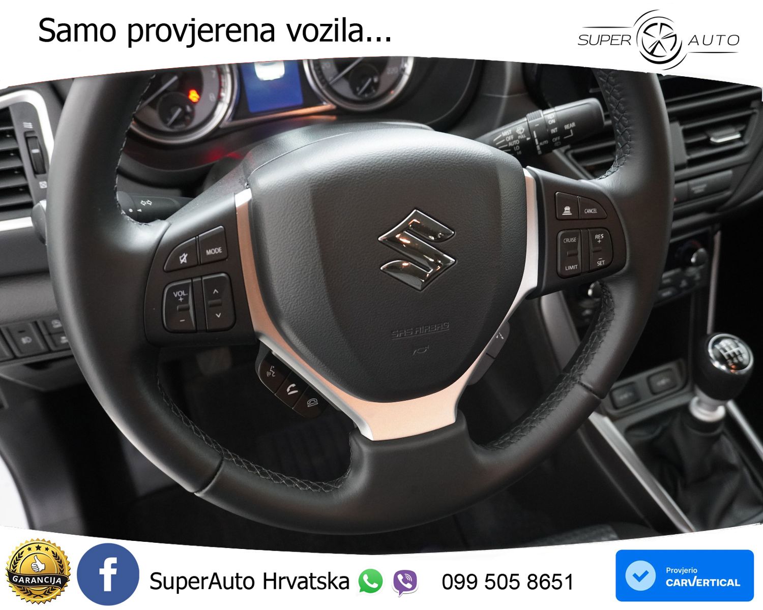 Suzuki SX4 S-Cross 1.4 Boosterjet Comfort 129 KS, ACC+LED+KAM+GR SJED+ASIST