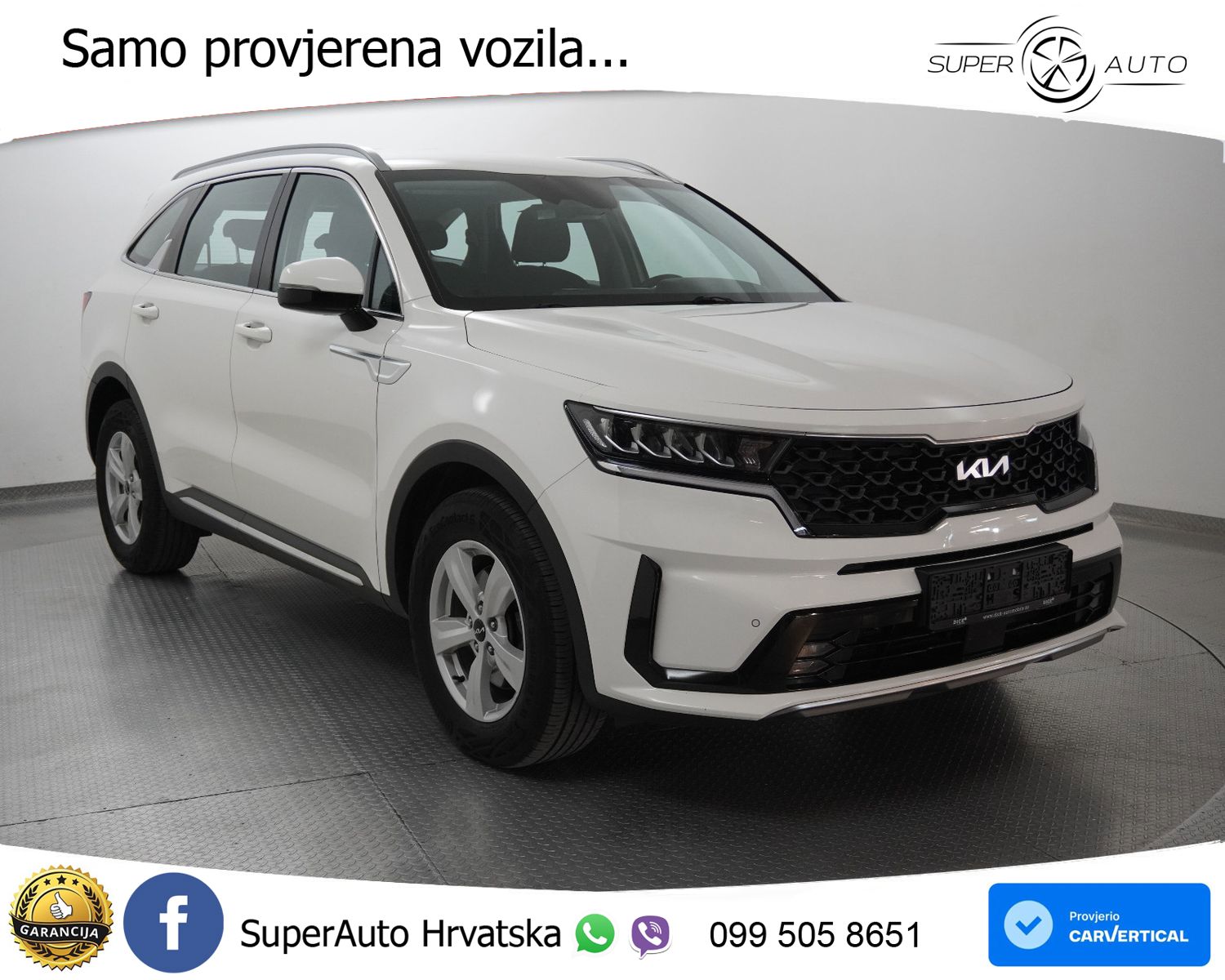 Kia Sorento 2.2 CRDi Aut. 193 KS, ACC+LED+KAM+GR SJED+VIRT+ASIST