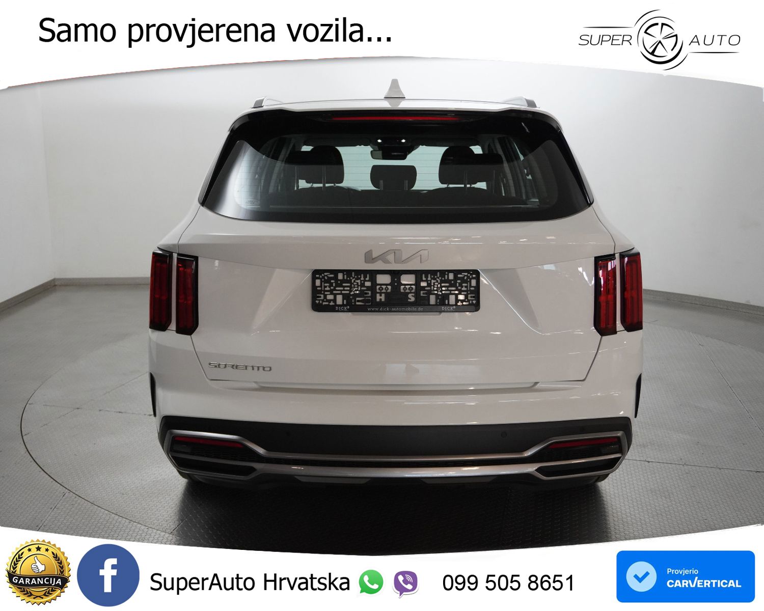 Kia Sorento 2.2 CRDi Aut. 193 KS, ACC+LED+KAM+GR SJED+VIRT+ASIST