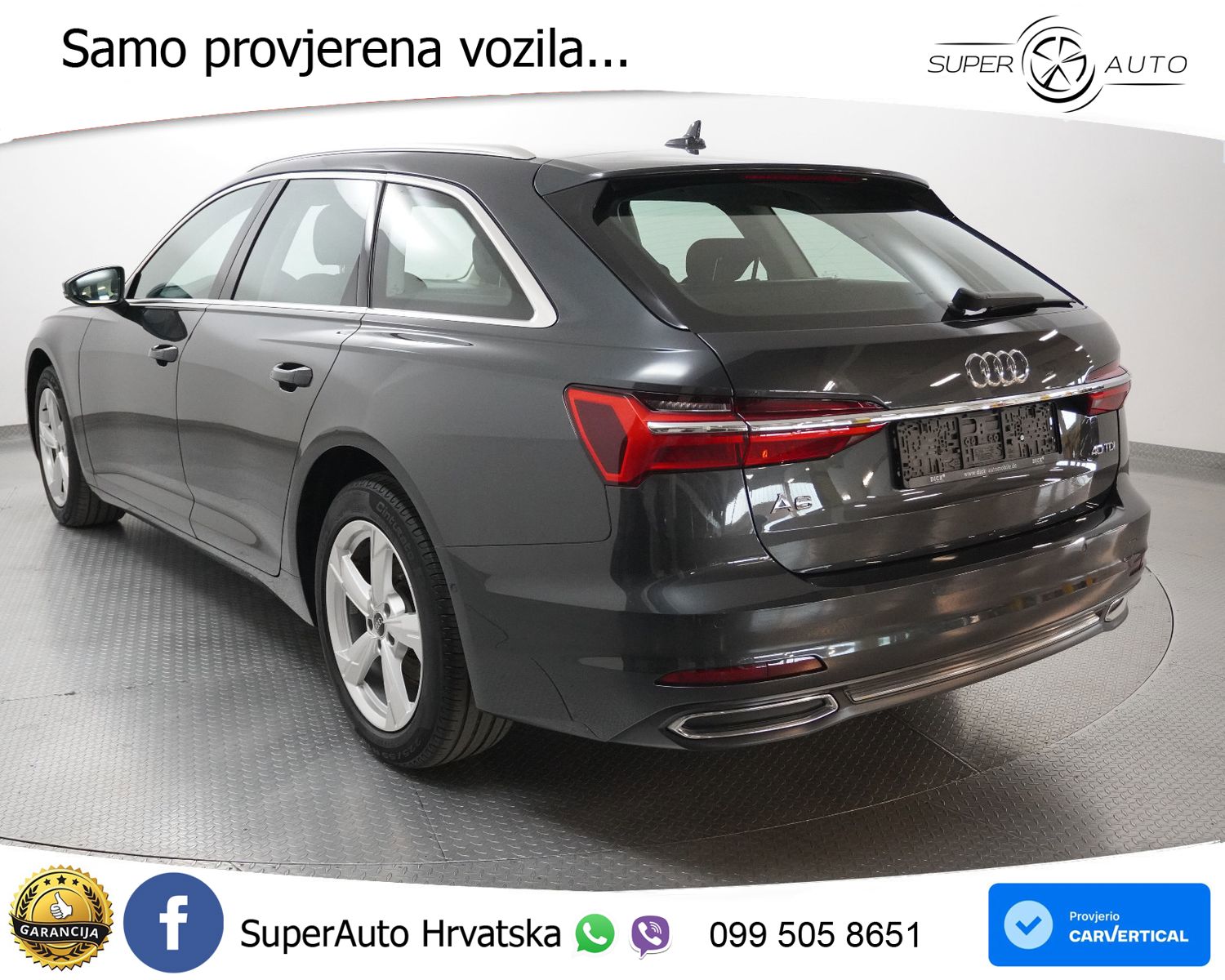 Audi A6 Avant 40 TDI Aut. Sport 204 KS, ACC+LED+360+GR SJED+ASIST