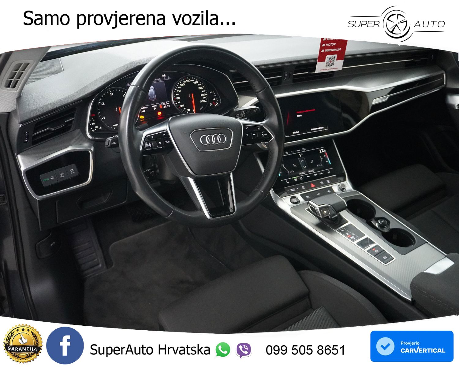 Audi A6 Avant 40 TDI Aut. Sport 204 KS, ACC+LED+360+GR SJED+ASIST