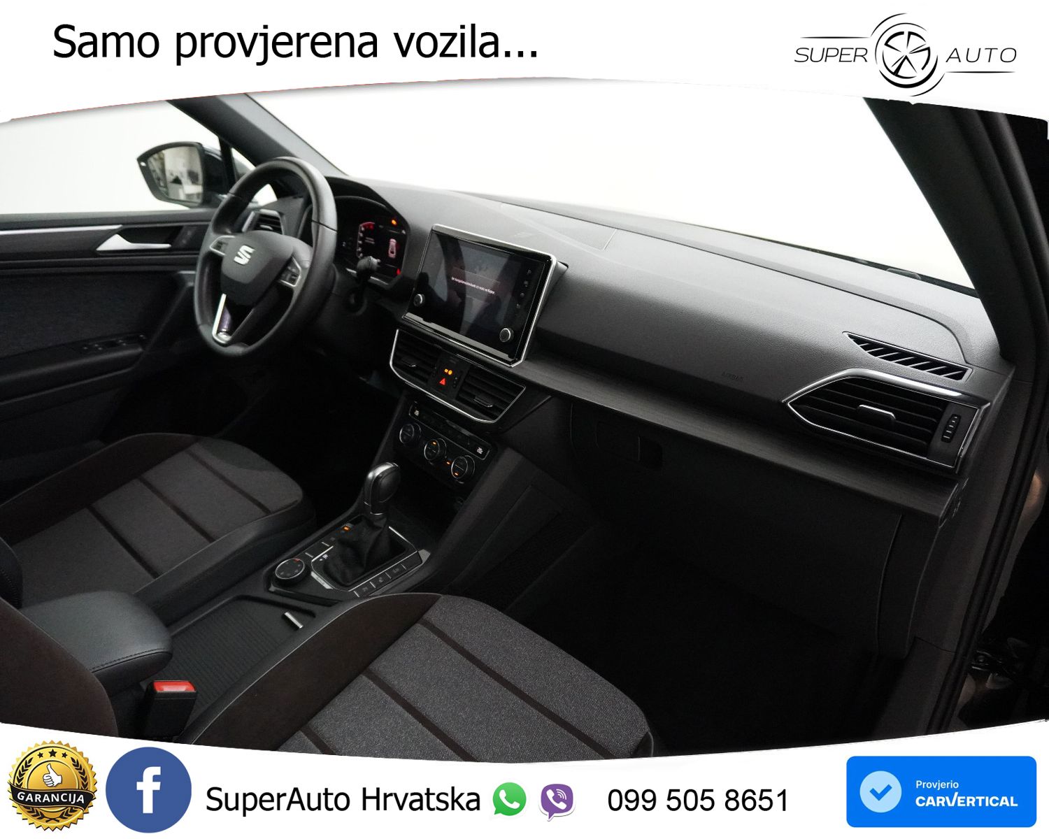 Seat Tarraco 2.0 TSI 4Drive Aut. Xcellence 190 KS, 7-SJED+ACC+LED+GR SJED+360