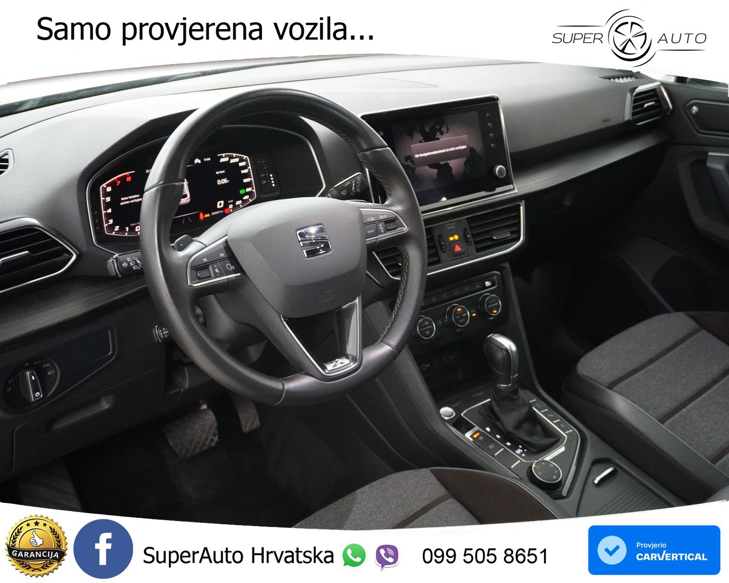 Seat Tarraco 2.0 TSI 4Drive Aut. Xcellence 190 KS, 7-SJED+ACC+LED+GR SJED+360