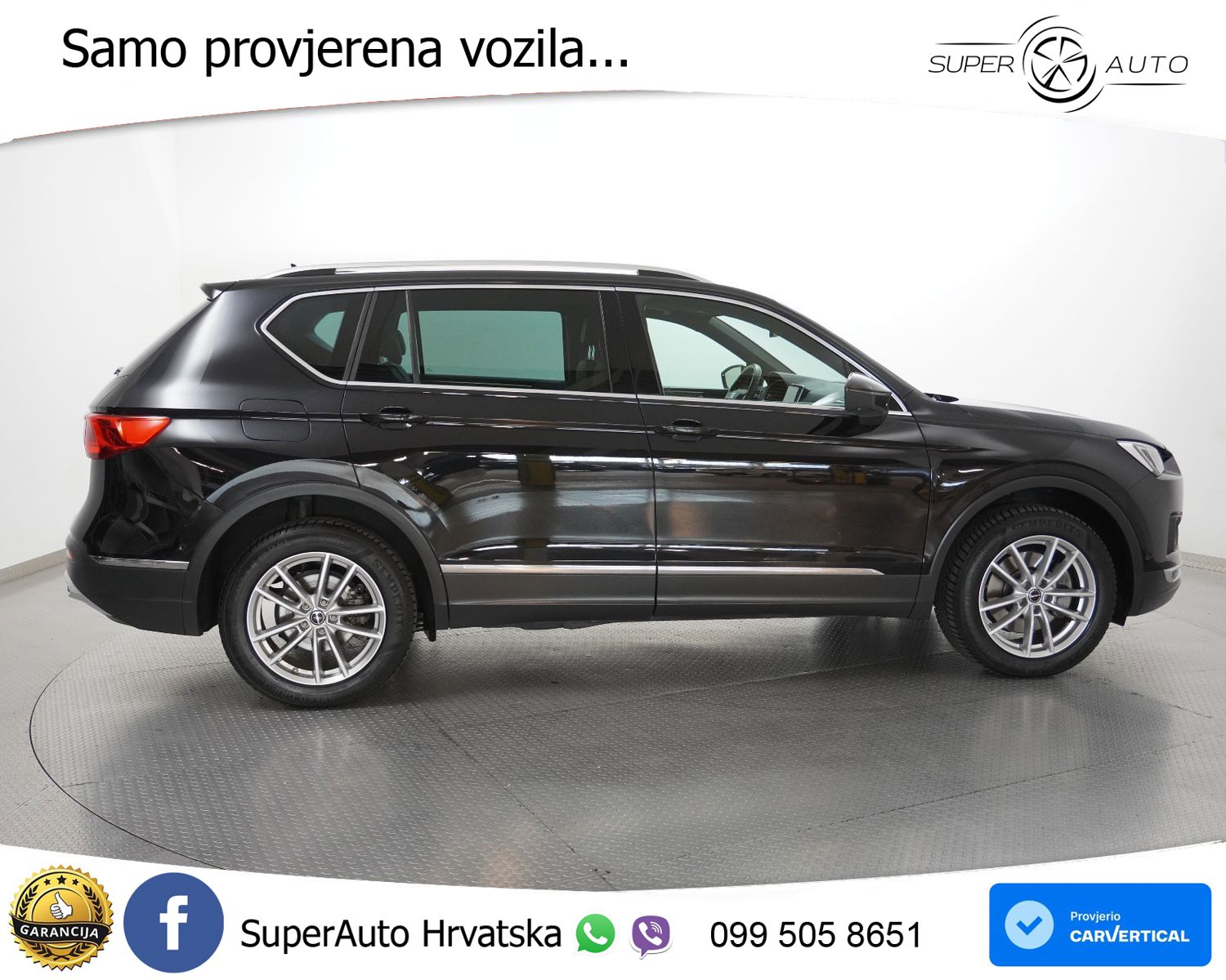 Seat Tarraco 2.0 TSI 4Drive Aut. Xcellence 190 KS, 7-SJED+ACC+LED+GR SJED+360