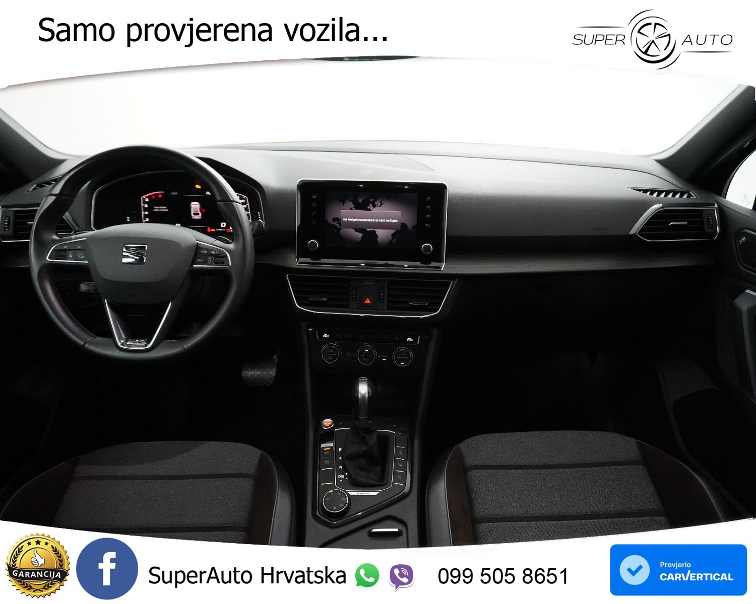 Seat Tarraco 2.0 TSI 4Drive Aut. Xcellence 190 KS, 7-SJED+ACC+LED+GR SJED+360