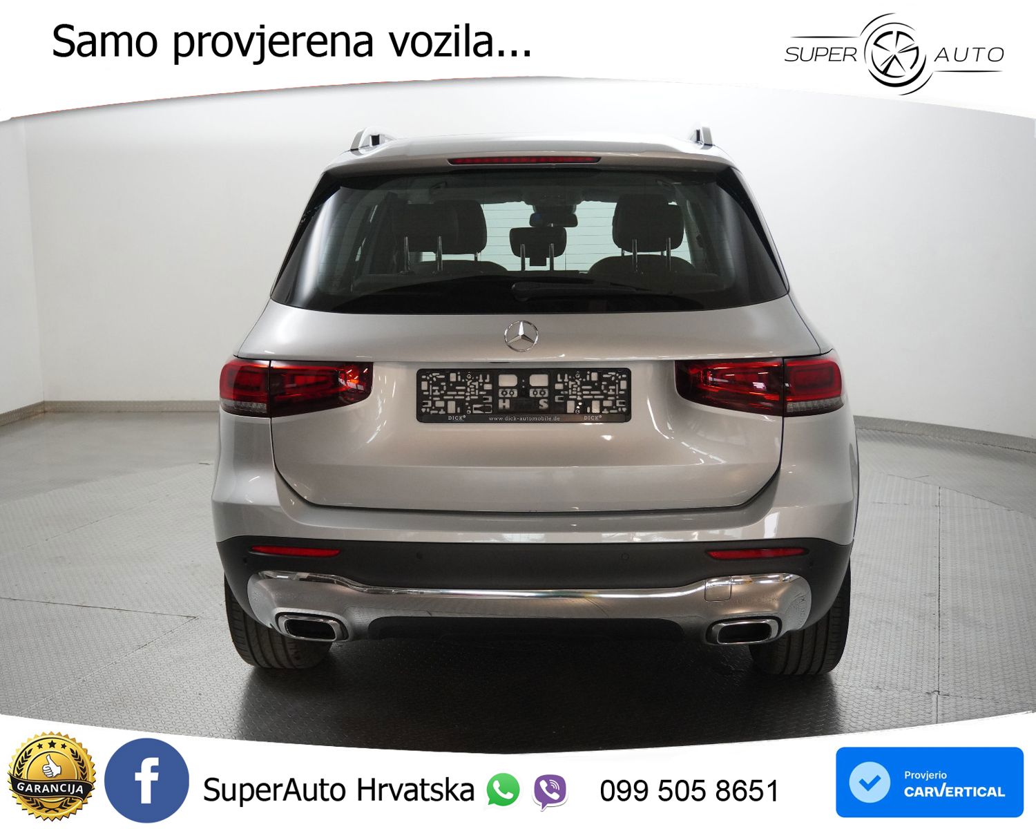 Mercedes GLB 220d Aut. Progressive 190 KS, LED+KAM+GR SJED+VIRT+ASIST