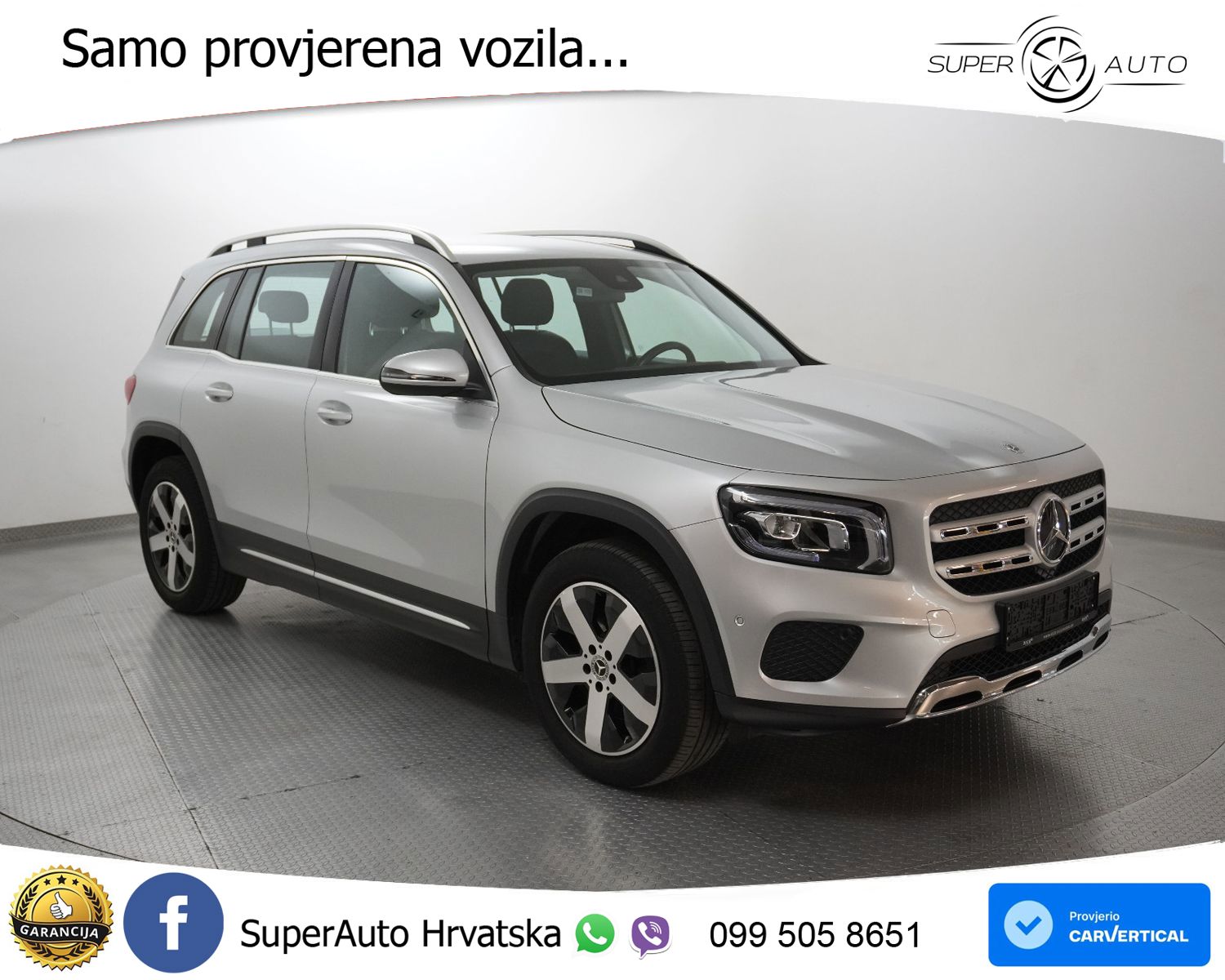 Mercedes GLB 220d Aut. Progressive 190 KS, LED+KAM+GR SJED+VIRT+ASIST