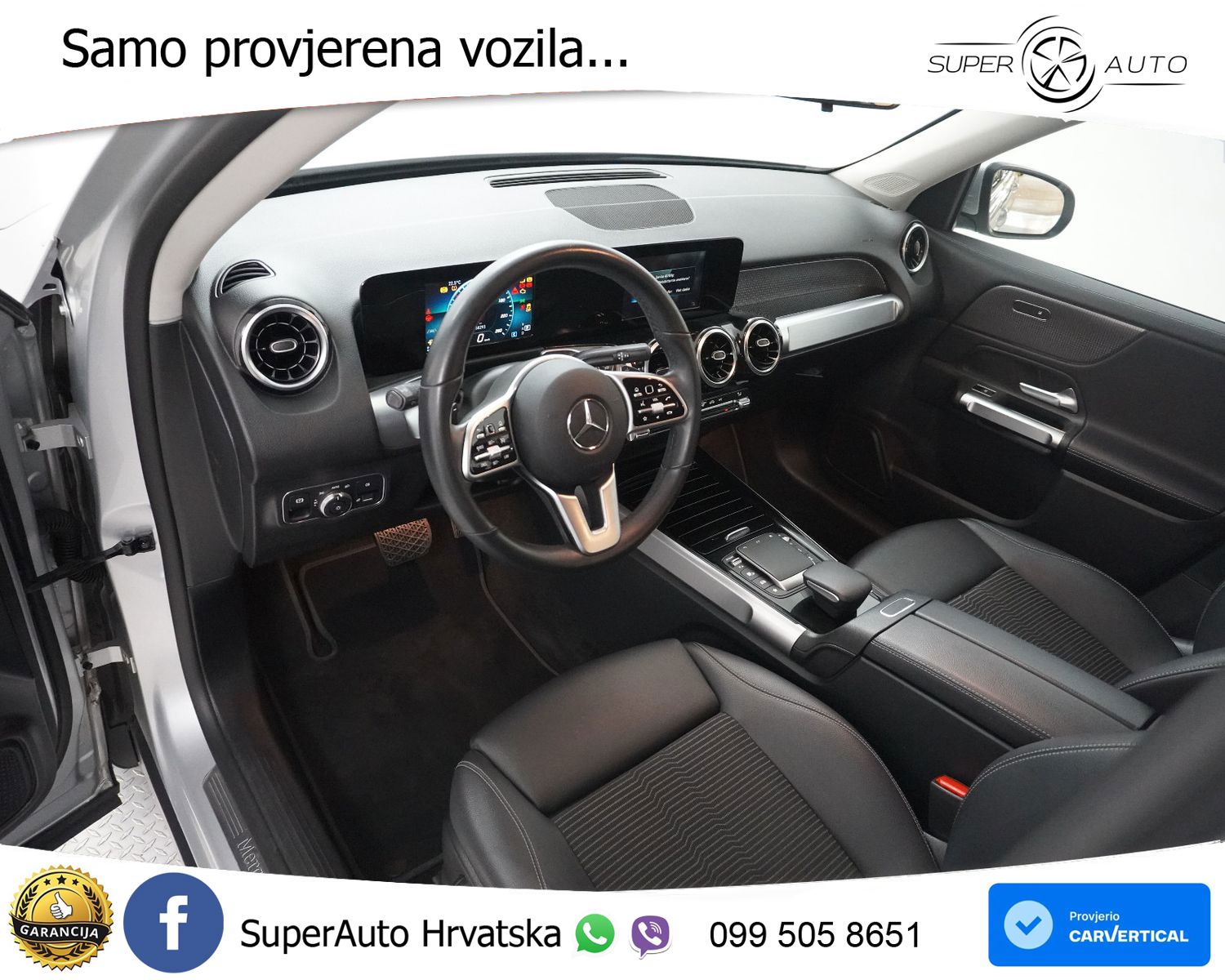 Mercedes GLB 220d Aut. Progressive 190 KS, LED+KAM+GR SJED+VIRT+ASIST