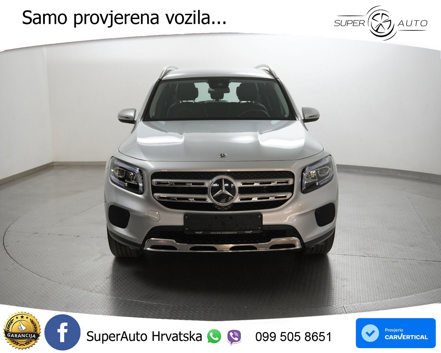 Mercedes GLB 220d Aut. Progressive 190 KS, LED+KAM+GR SJED+VIRT+ASIST