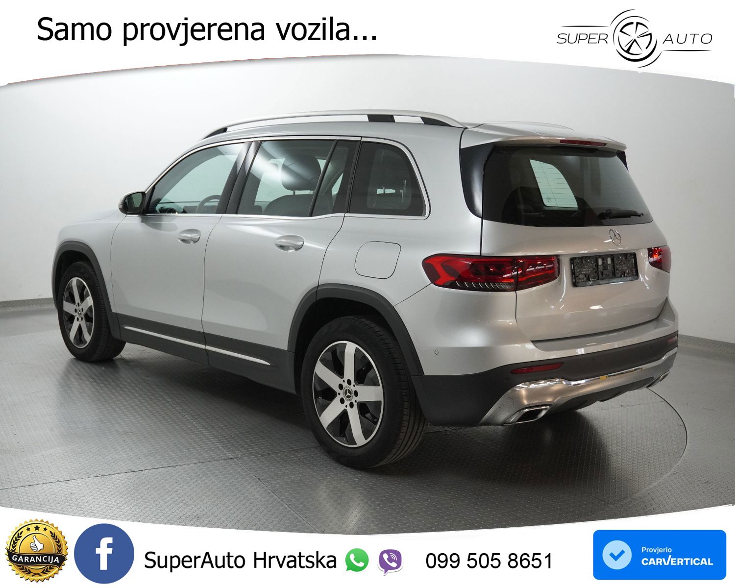 Mercedes GLB 220d Aut. Progressive 190 KS, LED+KAM+GR SJED+VIRT+ASIST