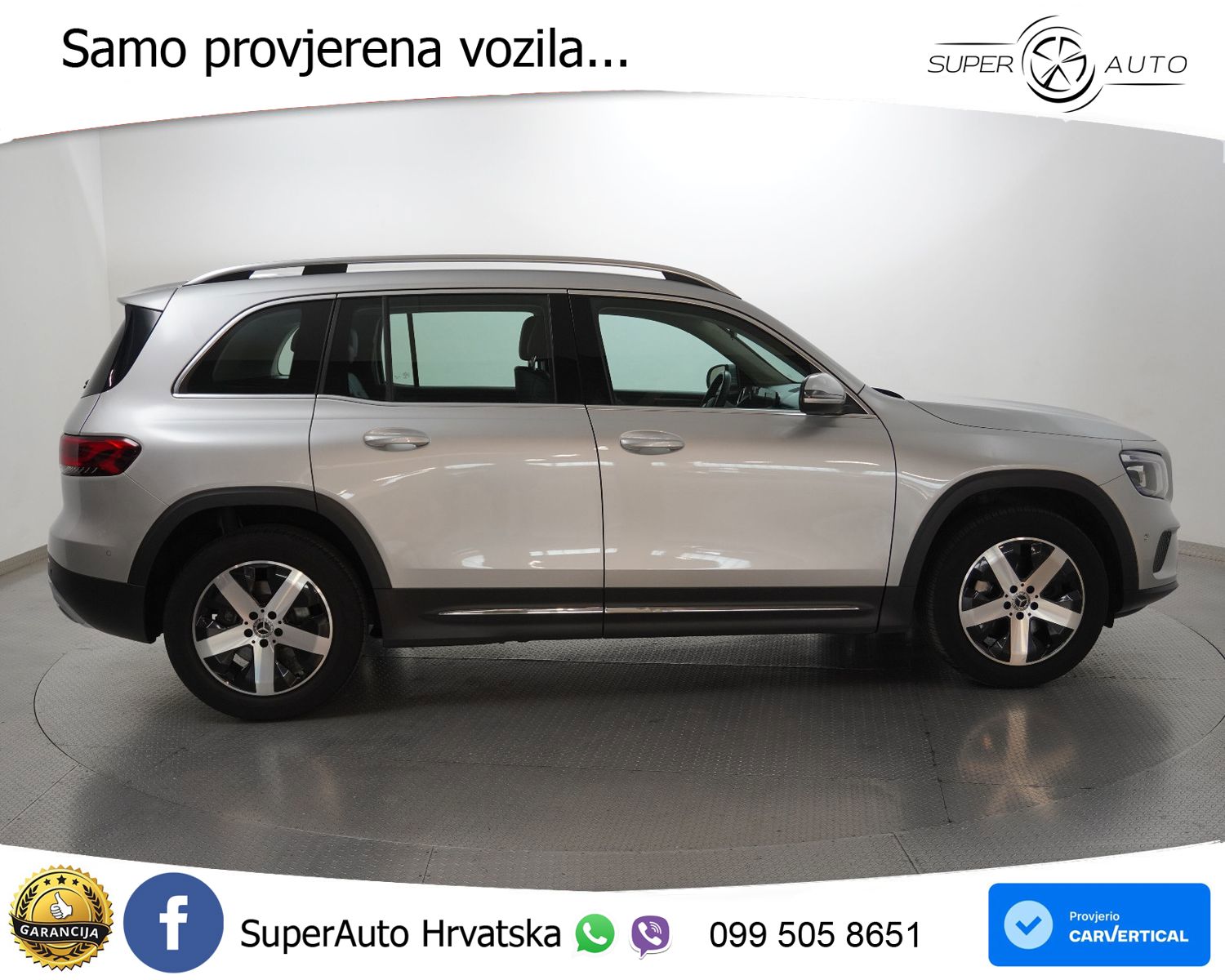 Mercedes GLB 220d Aut. Progressive 190 KS, LED+KAM+GR SJED+VIRT+ASIST