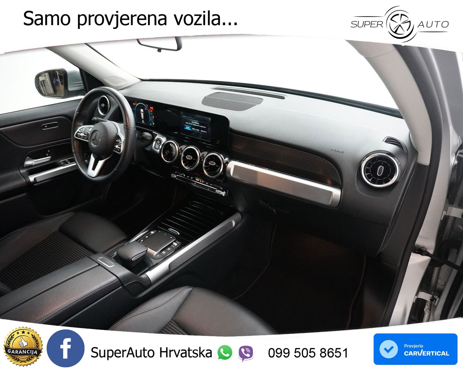 Mercedes GLB 220d Aut. Progressive 190 KS, LED+KAM+GR SJED+VIRT+ASIST