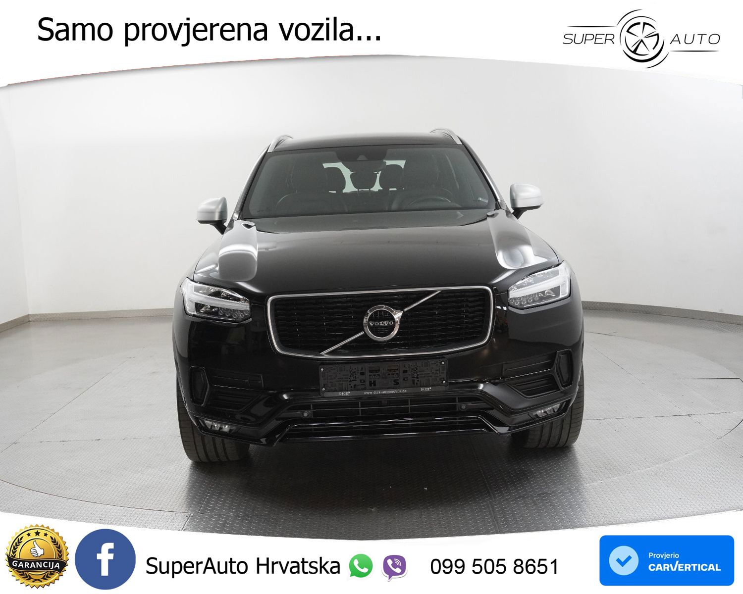 Volvo XC90 2.0 D5 AWD Aut. R Design 235 KS, 7-SJED+ACC+LED+KAM+GR SJED+VIRT