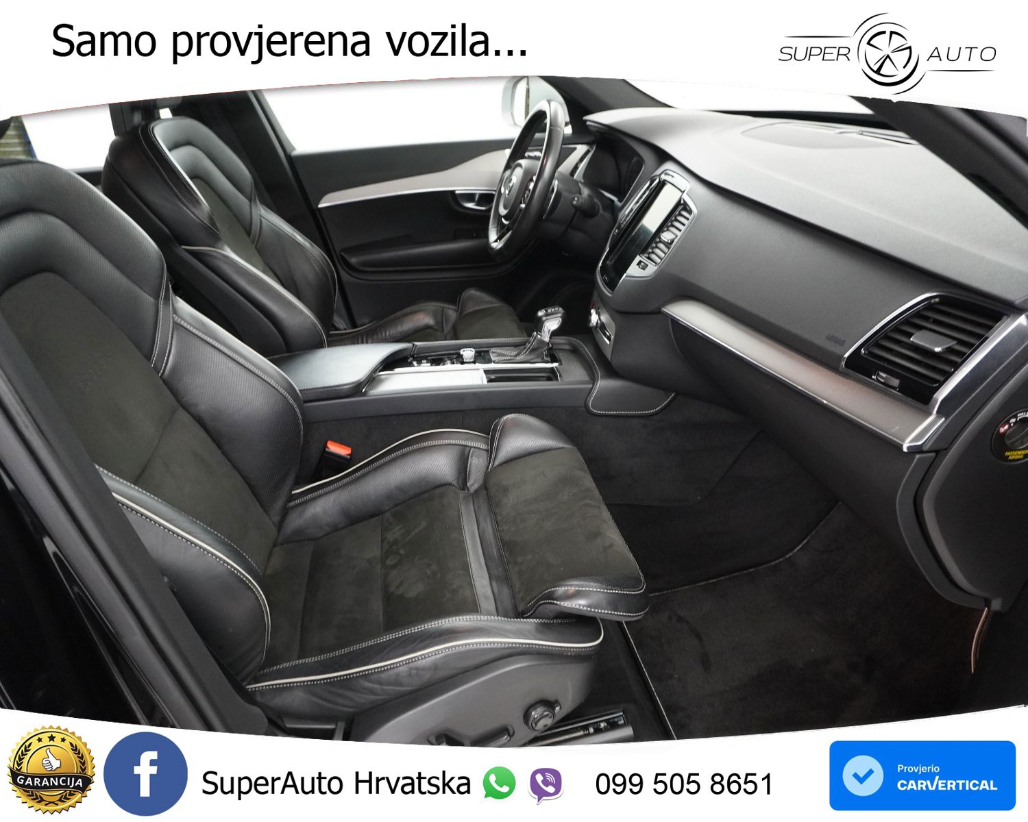 Volvo XC90 2.0 D5 AWD Aut. R Design 235 KS, 7-SJED+ACC+LED+KAM+GR SJED+VIRT