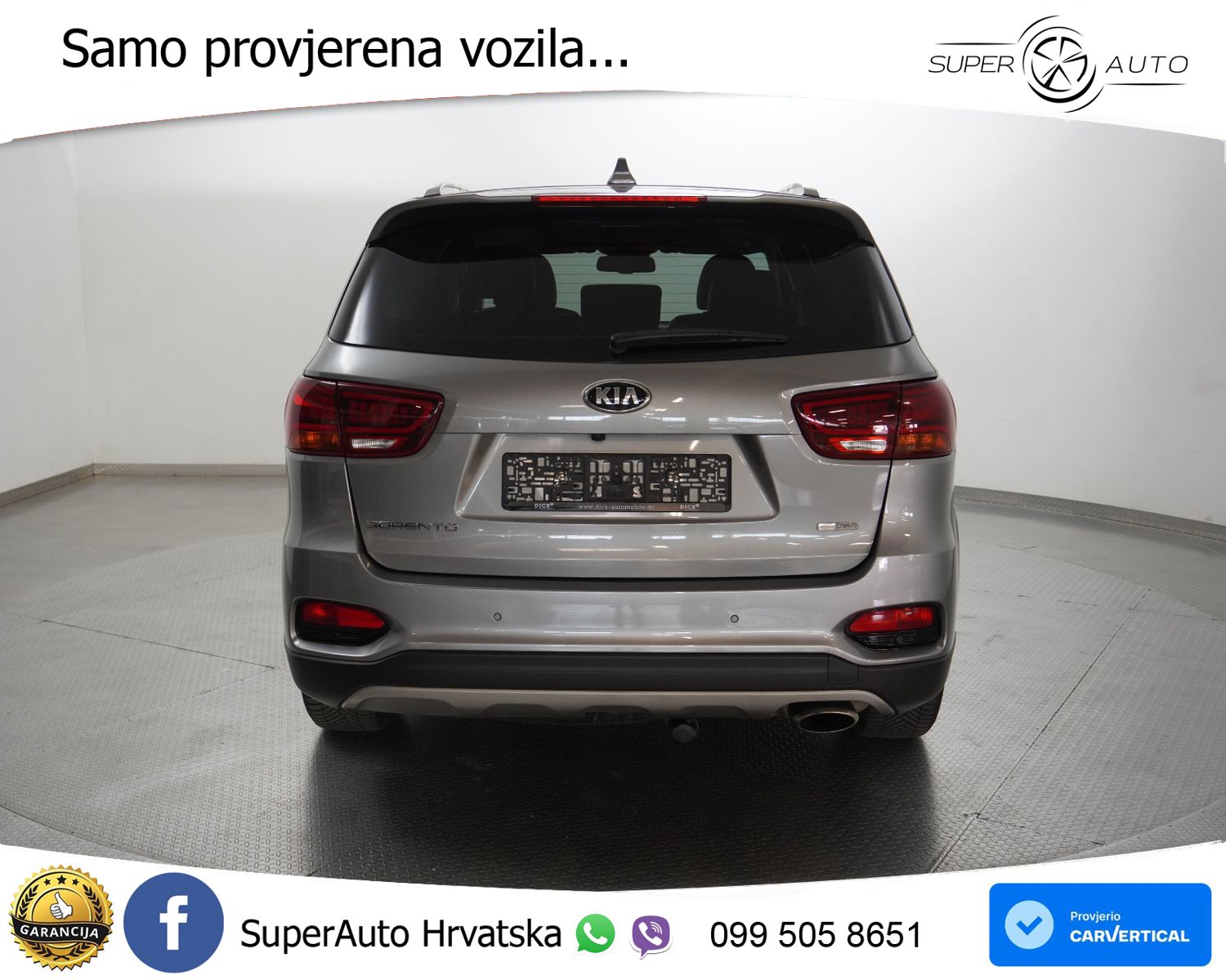 Kia Sorento 2.2 CRDi 4WD Aut. Platinum Editium 200 KS, ACC+360+GR SJED+HEAD+PANO