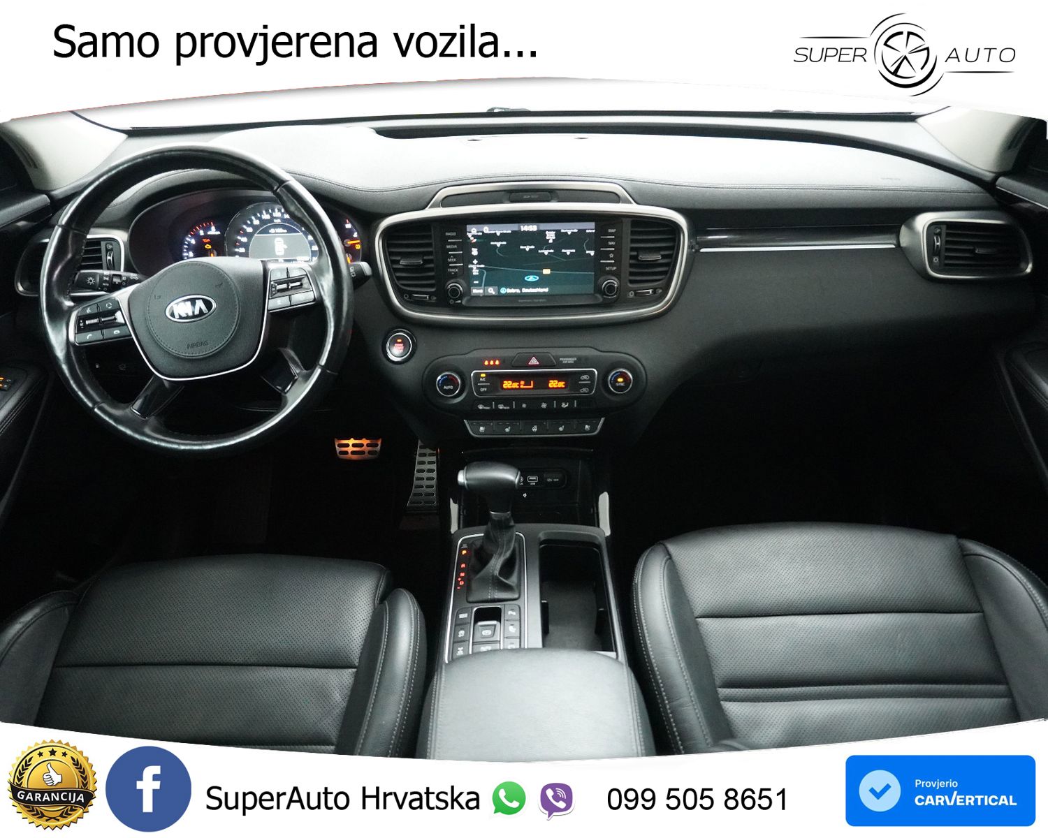 Kia Sorento 2.2 CRDi 4WD Aut. Platinum Editium 200 KS, ACC+360+GR SJED+HEAD+PANO