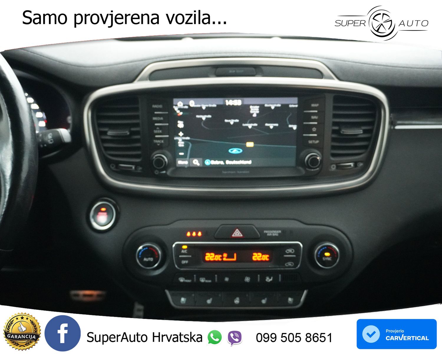 Kia Sorento 2.2 CRDi 4WD Aut. Platinum Editium 200 KS, ACC+360+GR SJED+HEAD+PANO