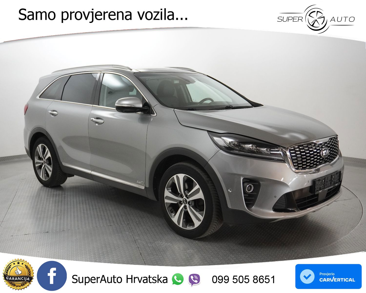 Kia Sorento 2.2 CRDi 4WD Aut. Platinum Editium 200 KS, ACC+360+GR SJED+HEAD+PANO