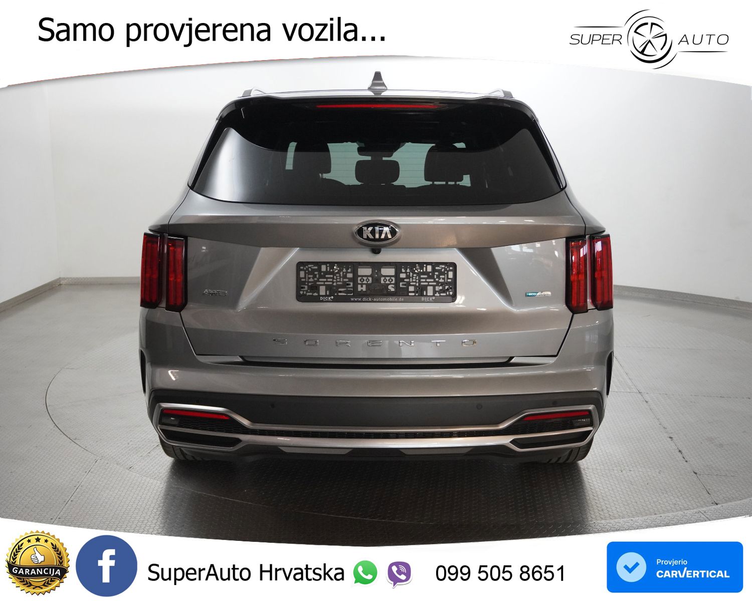 Kia Sorento 1.6 T-GDI PHEV 4WD Aut. 265 KS, ACC+360+LED+GR SJED+HEAD+VIRT