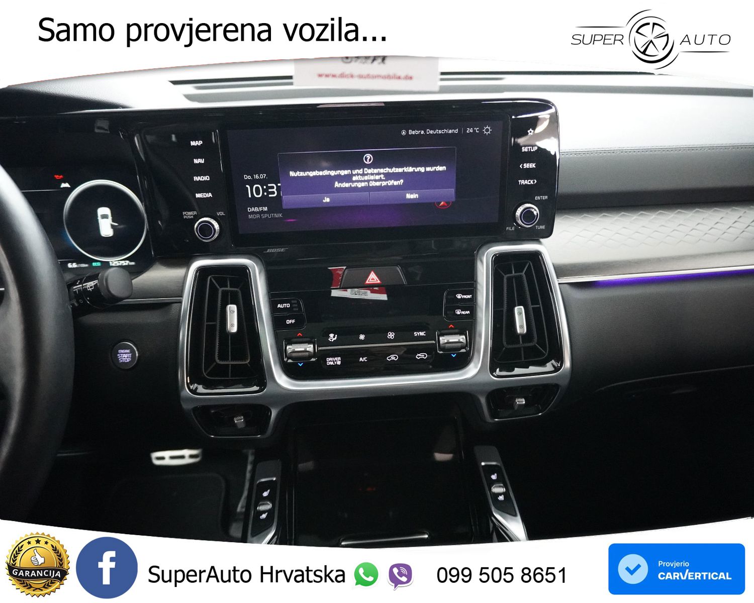 Kia Sorento 1.6 T-GDI PHEV 4WD Aut. 265 KS, ACC+360+LED+GR SJED+HEAD+VIRT