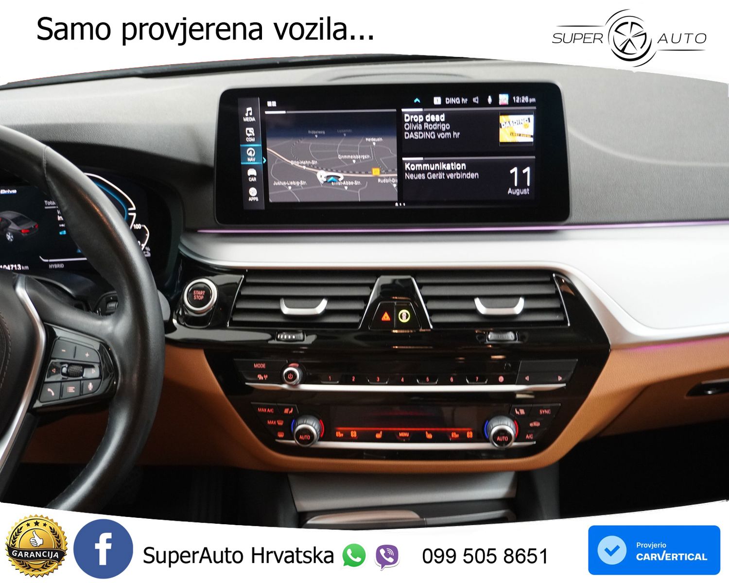BMW 530e Aut. 292 KS, ACC+LED+360+GR SJED+VIRT+ASIST